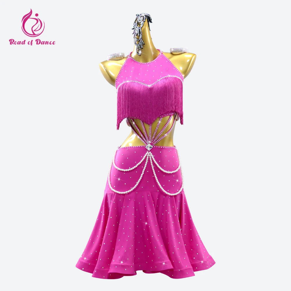 

Prom Party Dress Womens Latin Dance Suit Girl Kid Sport Parties Clothes Female Dancewear Evening Costume New Formal Samba Outfit