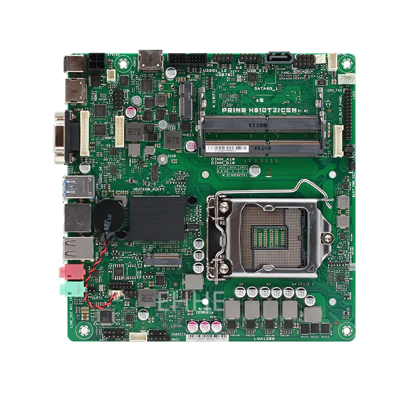 ThiniTX Motherboard For ASUS H510 Mini ITX PRIME H510T2 Computer Motherboard Small Host All-in-one Machine Tenth Generation