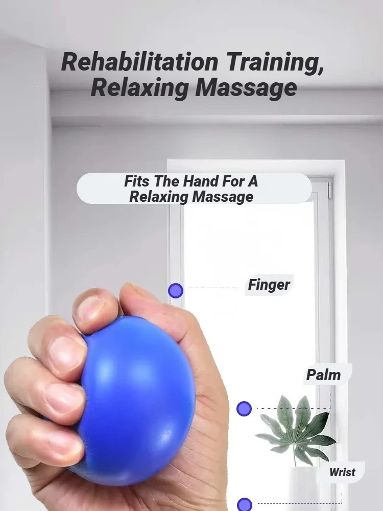 Hochelastischer Greifball zur Fingerstärkung, Griffmassagegerät, Quetschtrainer, Muskeltrainer, Rehabilitations-PU – Detail 5