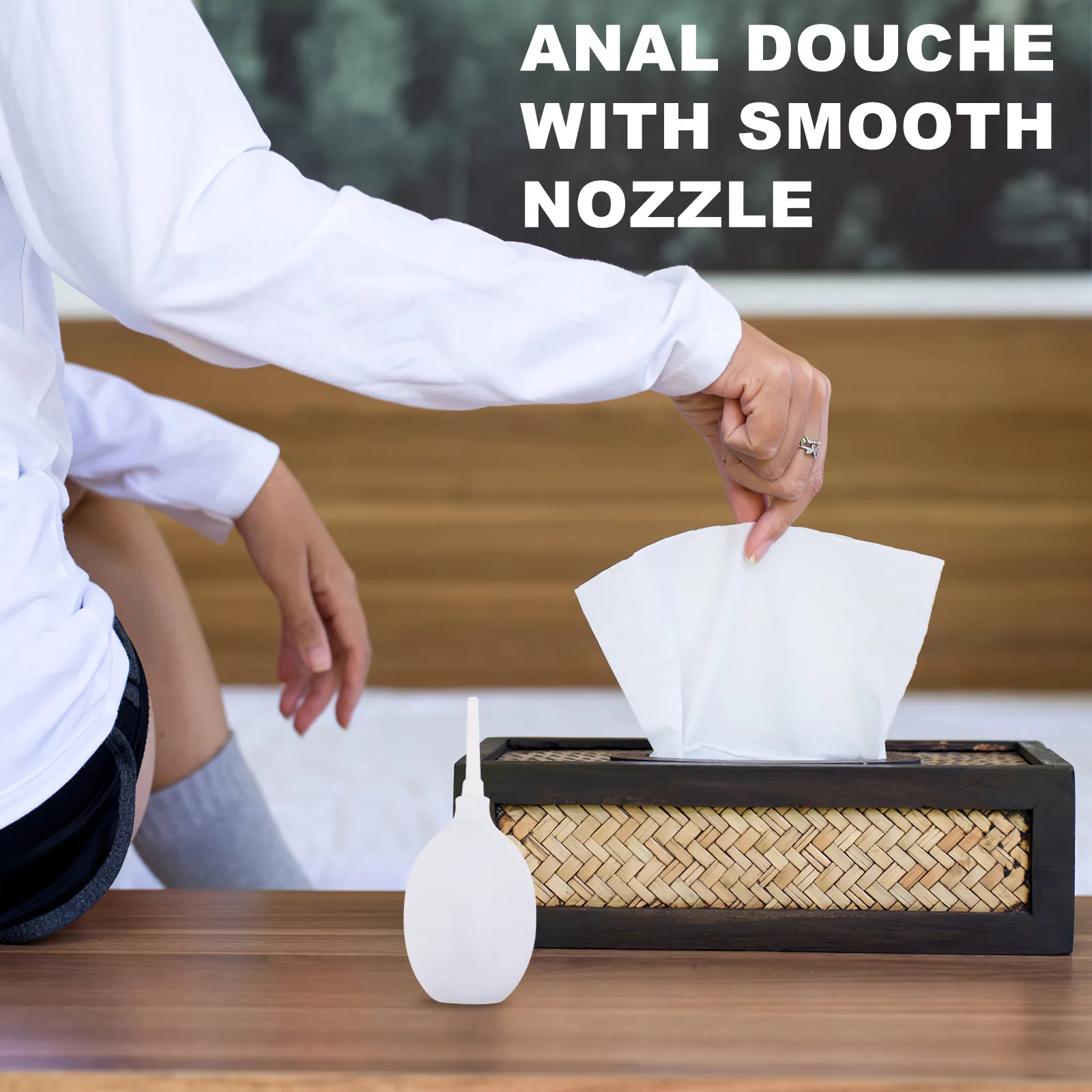 

Reusable for Men Women Portable Private Cleaning Tool Soft Nozzle Leak- for Personal Care