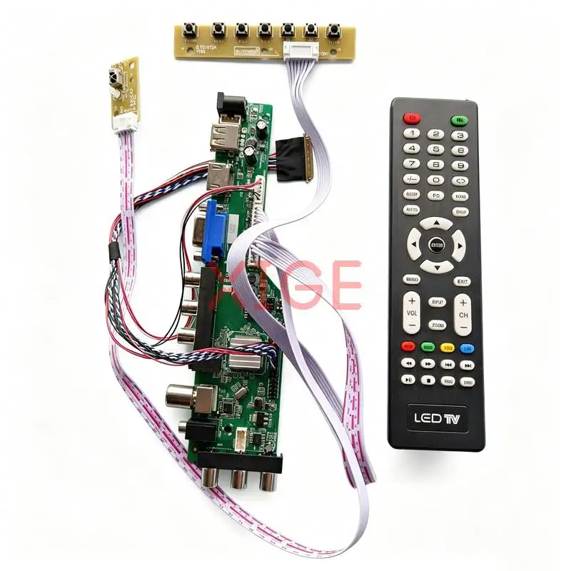 

For LTN173KT02 N173O6 LTN173KT03 LTN173KT01 Controller Board Kit Laptop Panel DVB/USB/AV/VGA/HDMI LVDS-40 Pin 1600x900 1600*900
