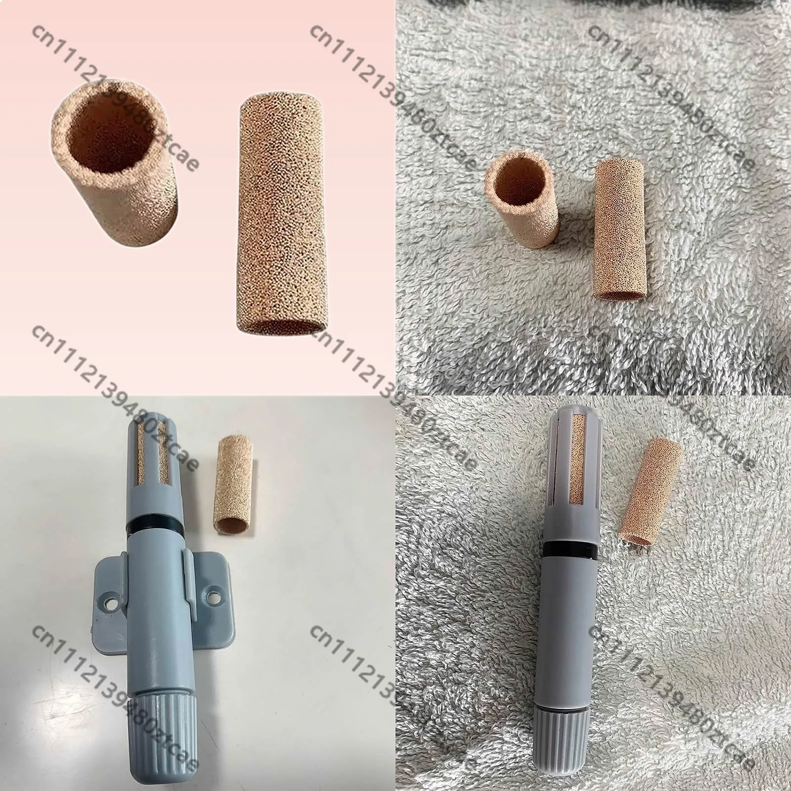 temperature-and-humidity-sensor-probe-protection-cover-copper-sintered-filter-nickel-plated-anti-corrosion-filter-tube