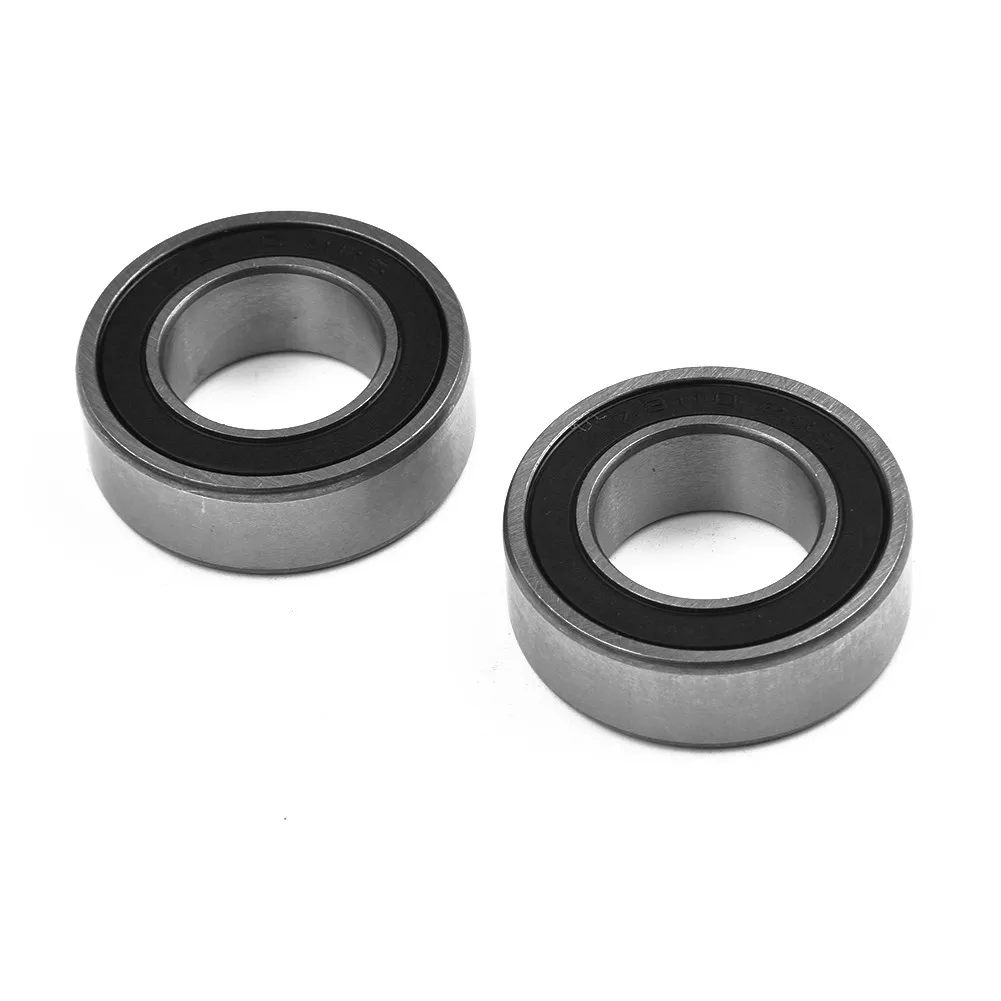 Premium Bike Bicycle Bottom Bracket Bearings 173110 2RS 17x31x10mm (2 Pack) Seal Double sealed 2RS Color Black+Silver