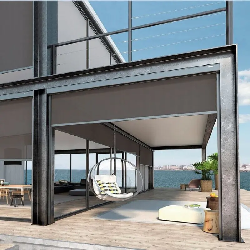 New! Outdoor Zip Screen Blinds. Windproof & waterproof PVC. Sun shading for patios. Weather resistant. Limited stock. Order your