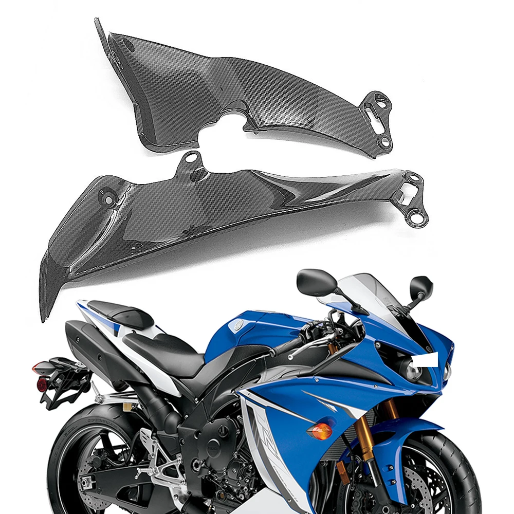 

For YAMAHA YZF-R1 R1 2009-2014 YZF-R1 YZFR1 Motorcycle Carbon Fiber Left Right Mid Upper Vertical Side Fairing Panel Cover