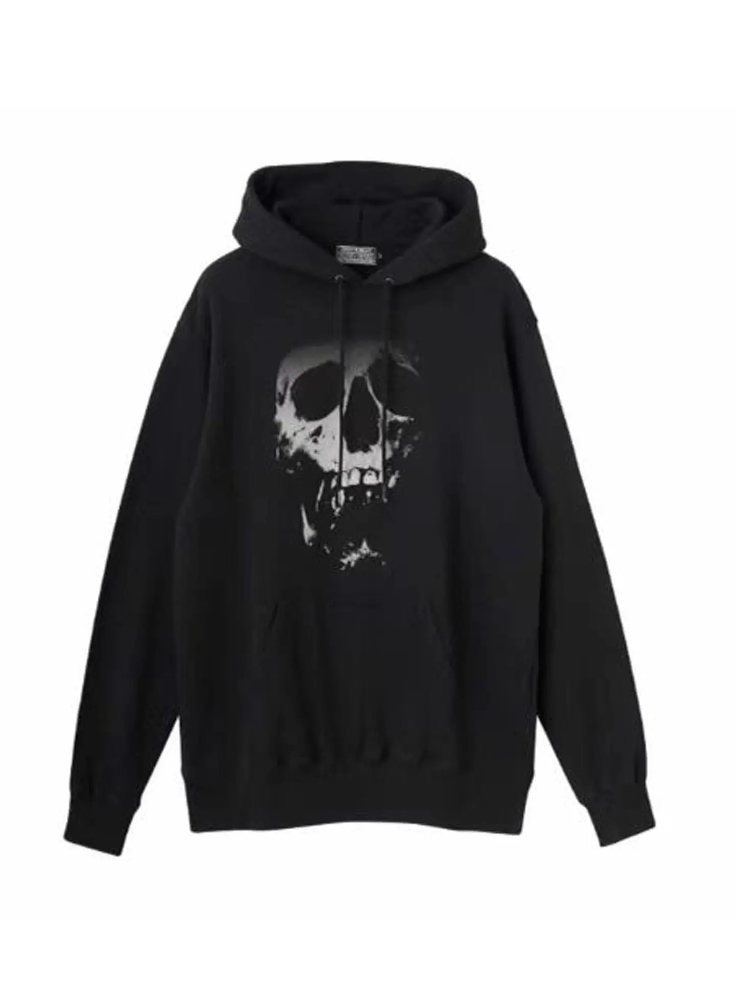 

Hysteric glamour hooded drawstring print sweater skull long sleeve t-shirt