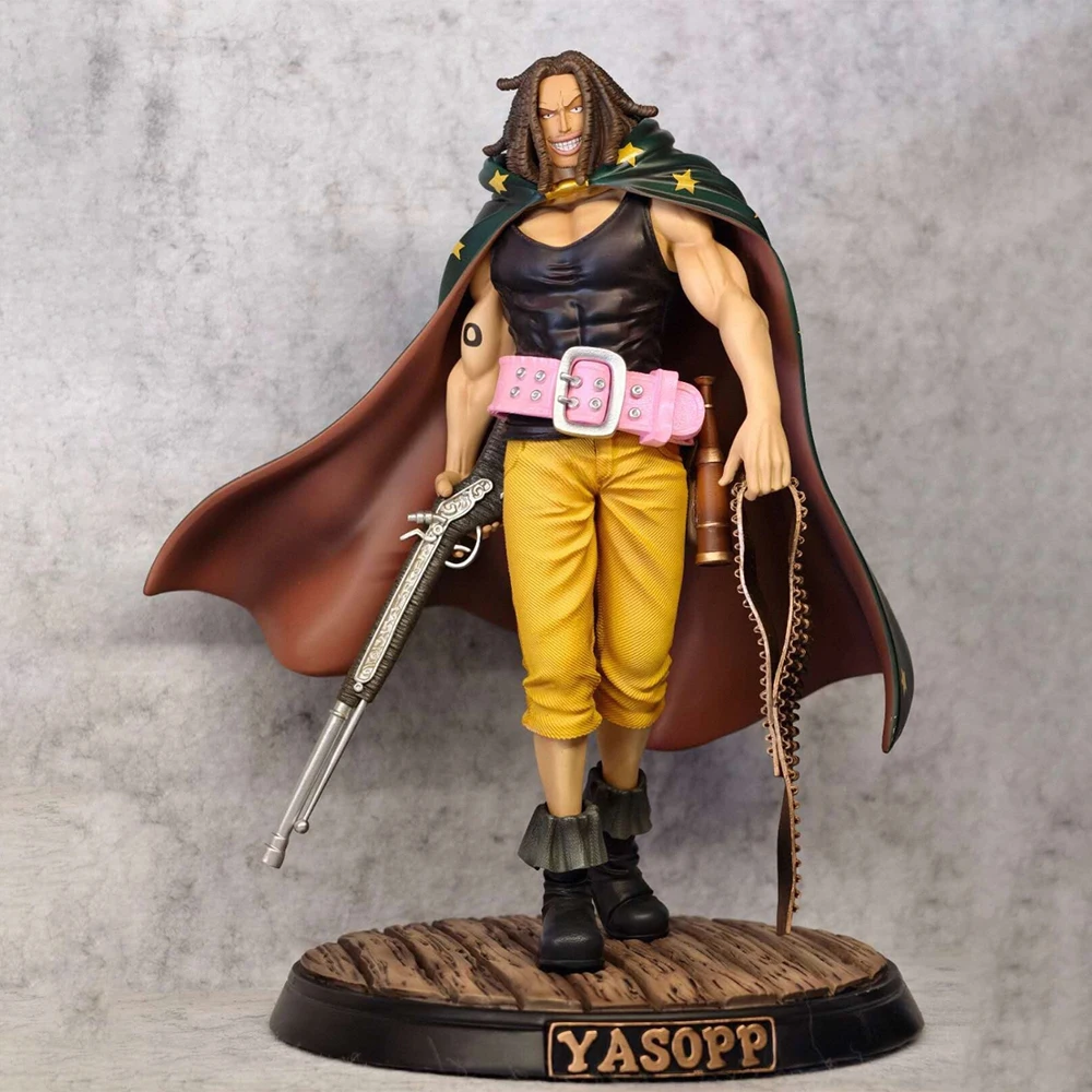 Figura de Resina de One Piece, Shanks Piratas Yasopp, Escala POP