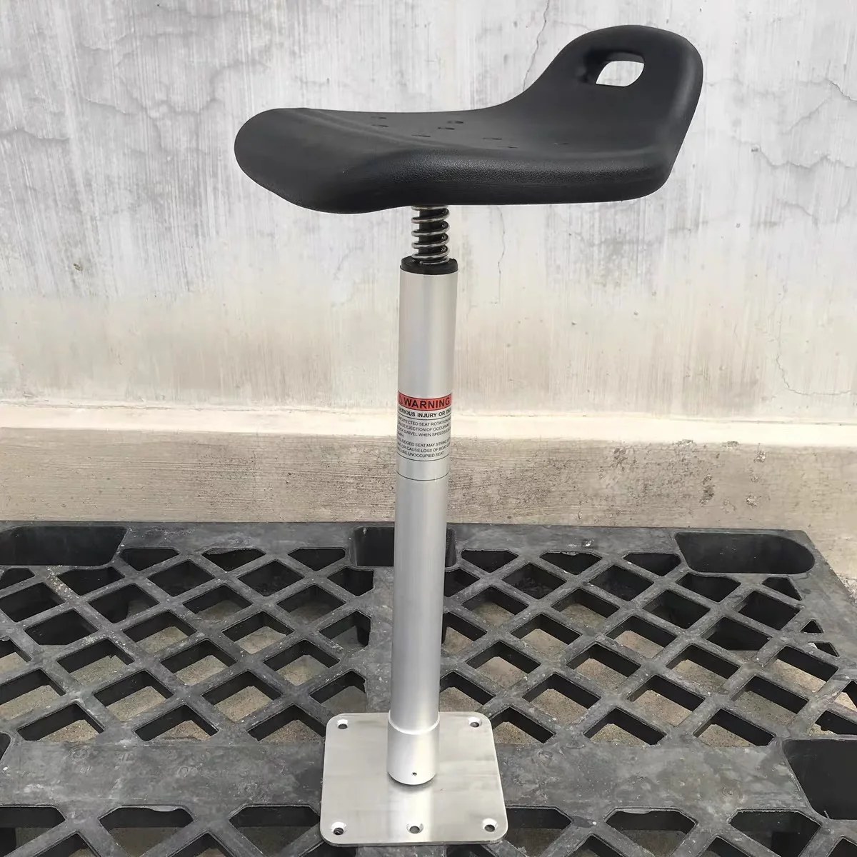 Quick-detachable Small Foam Cushion High-legged Fishing Chair for Bass Boat