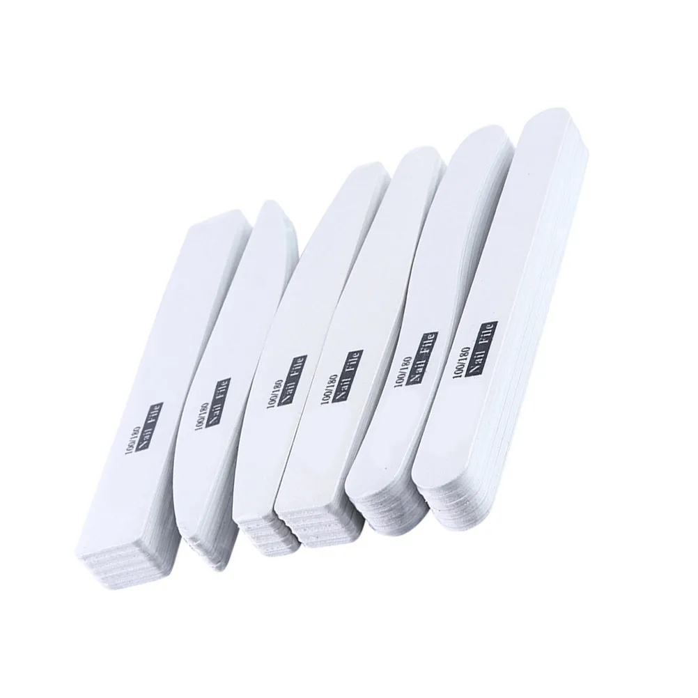 30Pcs Nail Files Professional Double Sided Emery Board Buffer Nail File Shaping Smoothing for Natural False Nails Manicure