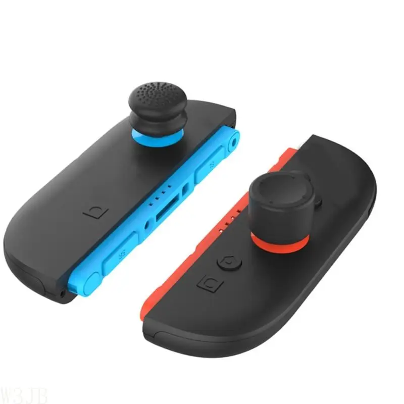 W3JB Austauschbare Silikonkappen, rutschfeste Joystick-Griffe, bequem für Switch2 – Detail 5