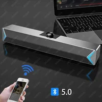 2024 TV Sound Bar AUX USB Wired and Wireless Bluetooth Home Theater FM Radio Surround SoundBar for PC TV Speaker for Computer