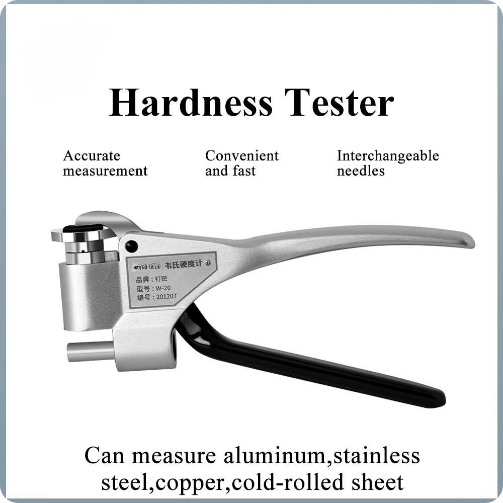 W-20 Portable Metal Webster Hardness Tester Aluminum Alloy