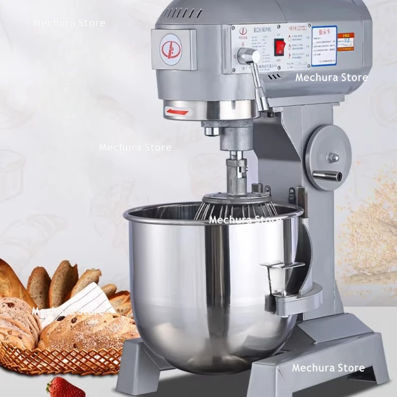 

Commercial Mixer: Powerful Dough and Egg Whipping Machine for Kneading Flour, Mixing Fillings Whipping Cream and Fresh Milk JT40