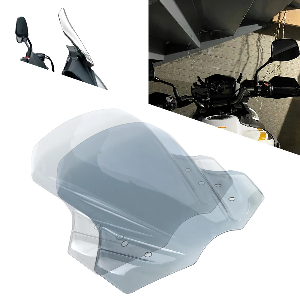 2022 For Vstorm DL650 Windscreen Windshield For Suzuki V-Strom DL 650 2017-2023 Motorcycle Wind Screen Shield Deflector Fairing