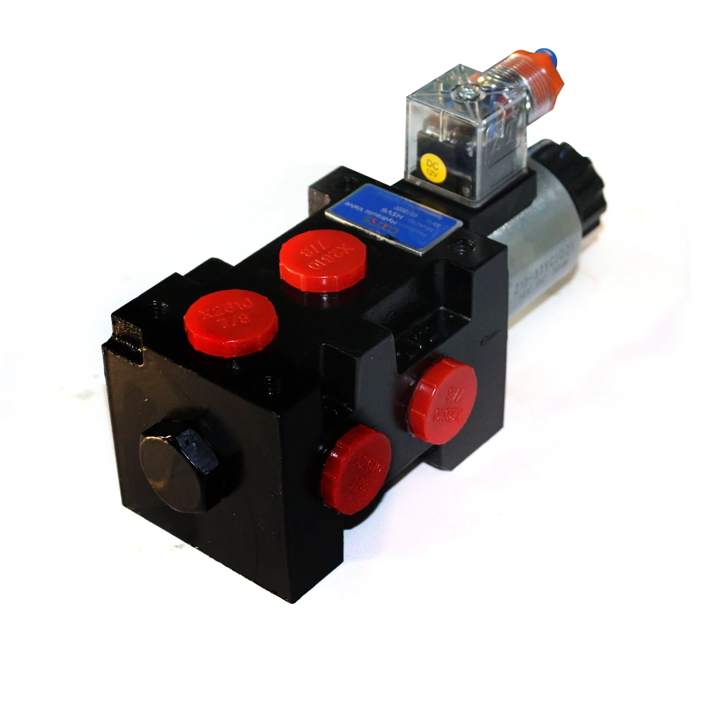 Port Hydraulic Diverter, Works with Single/Double Acting Cylinders, No Additional Case Drain Required, Manifoldable with 3