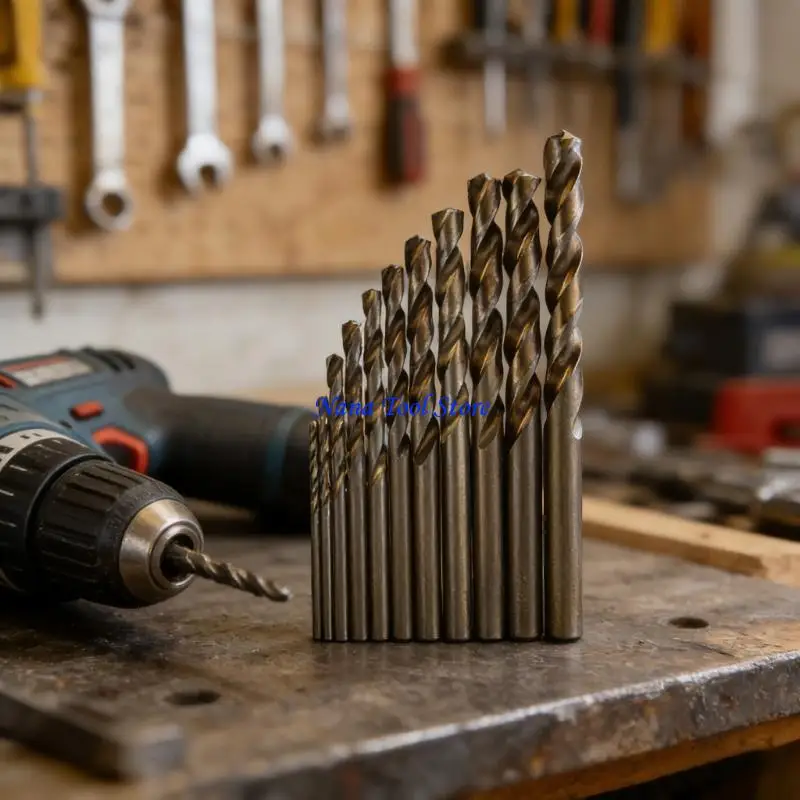 

31GJ Twist Drill Bits for Metalwork Plastic Projects, High Speed Alloy Drill Bit Set