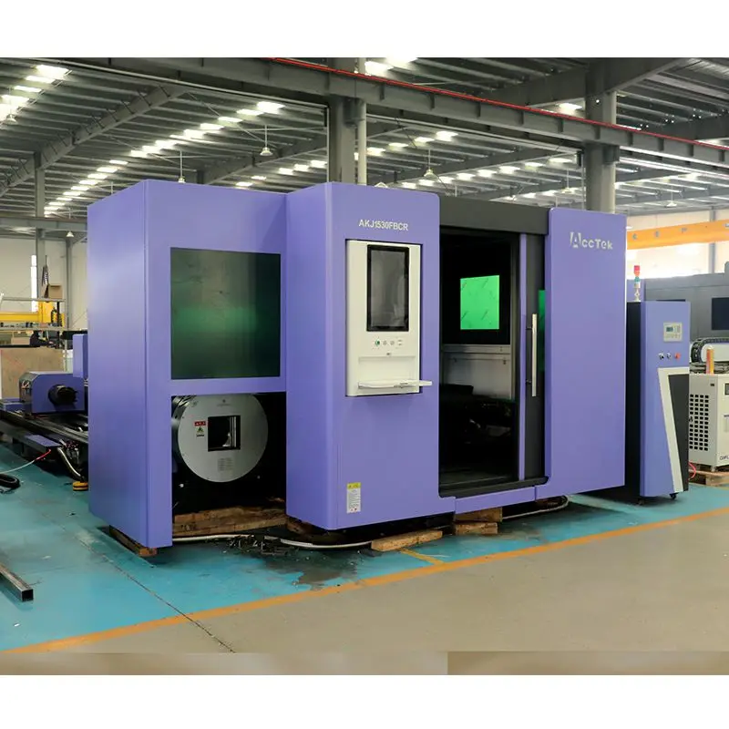 

Acctek Fiber Laser Cutter For Metal Stainless Steel High High Speed Precision Fiber Laser Cutting Machine With Rotary