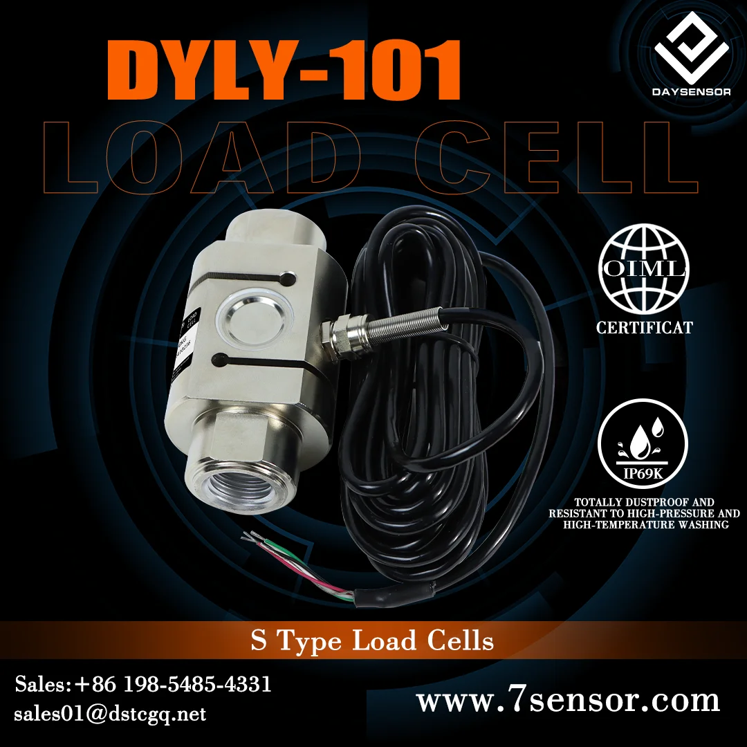 DYLY-101 S Type Load Cell 1000kg 200kg 5t 10t 20t High Precision Pressure Sensor for Weighing Scale