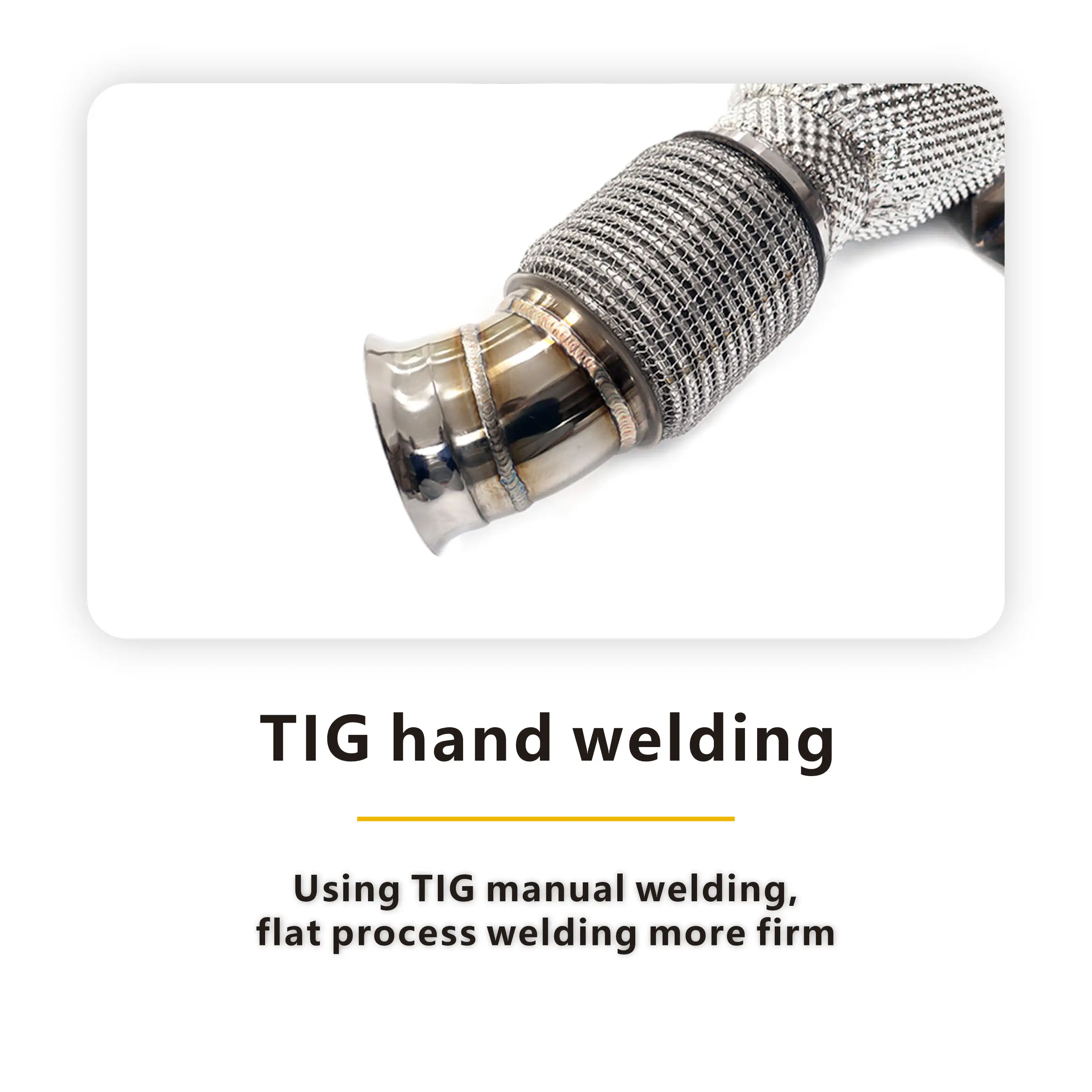 HMD Exhaust System High Flow Performance Downpipe for BMW 540i G30 B58 2024+ Car Accessories With Cat Pipe