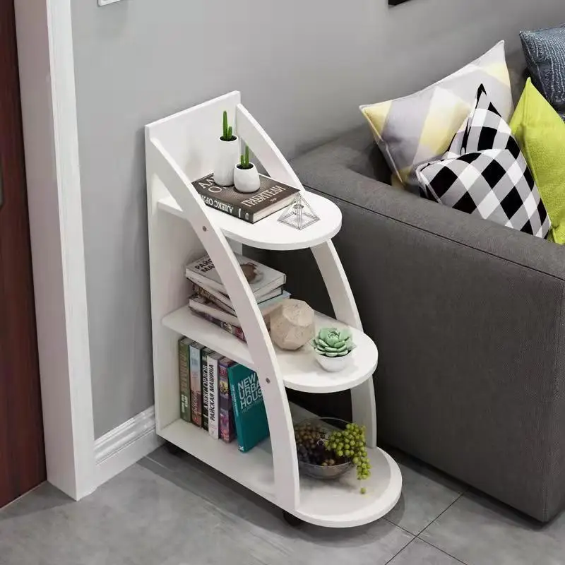 

Solid wood sofa side cabinet modern simple coffee table hotel living room table