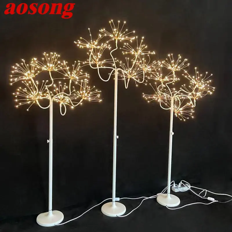 

AOSONG Modern Landscape Atmosphere Lamp LED Indoor Creative Fireworks Lights for Wedding Party Stage Background Decor