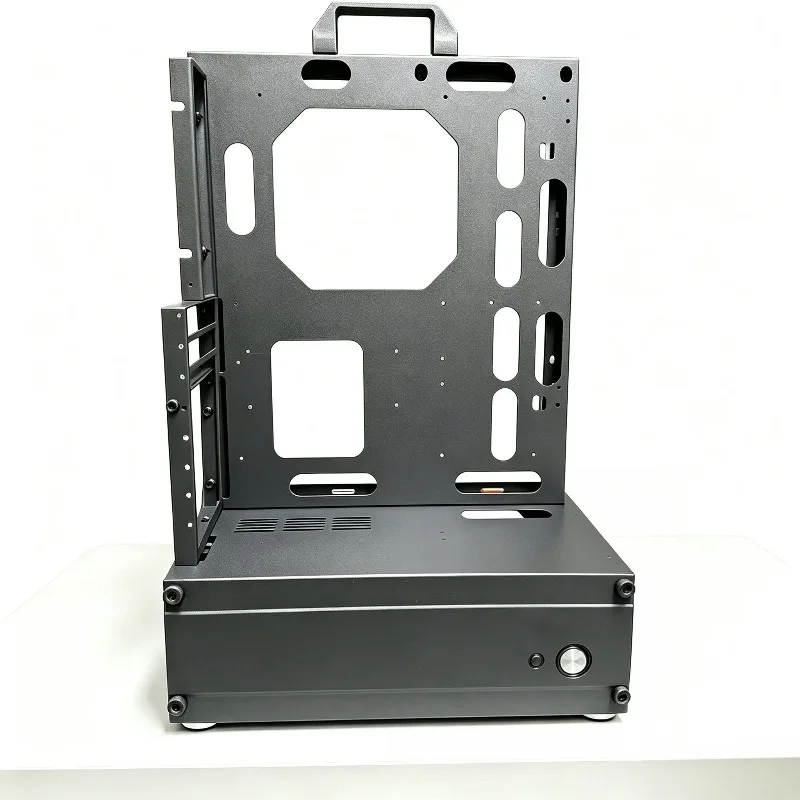 Computer chassis rack desktop graphics card vertical plug DIY small chassis