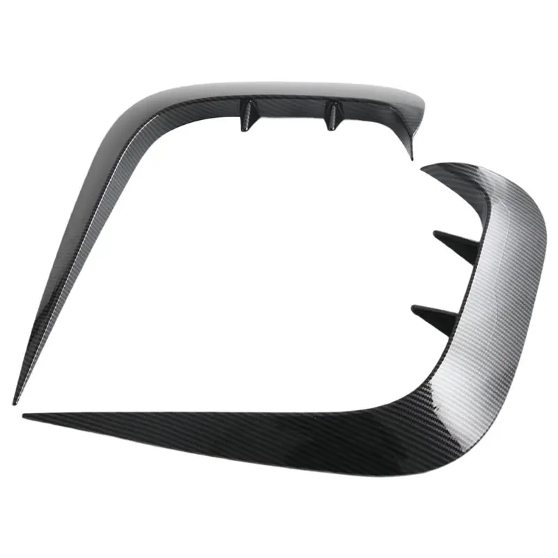 

Front Bumper Side Vent Cover Trim For Ford Mustang Side Air Intake Bezel Spoiler Splitter-N31R