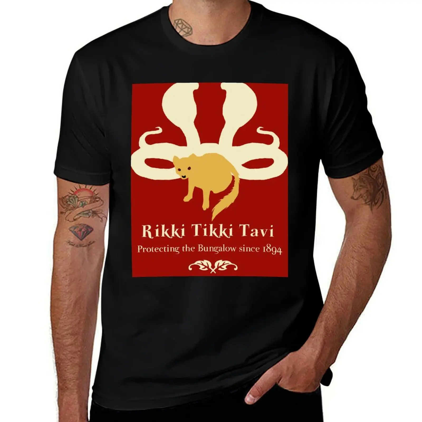 

Rikki Tikki Tavi T-Shirt Soft Cotton Print T-Shirt