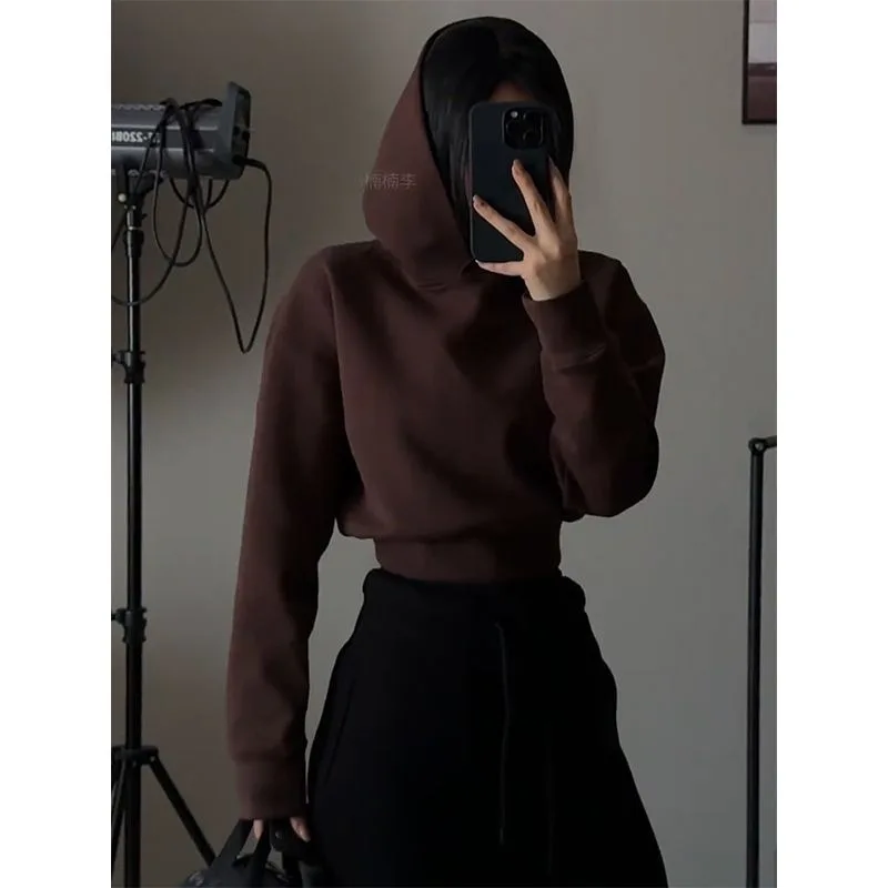 

Женские толстовки и куртки: осенне-зимняя коллекция, приталенный крой, подчеркивающий фигуру, элегантный силуэт, с капюшоном, новинка, повседневные, комфортные.