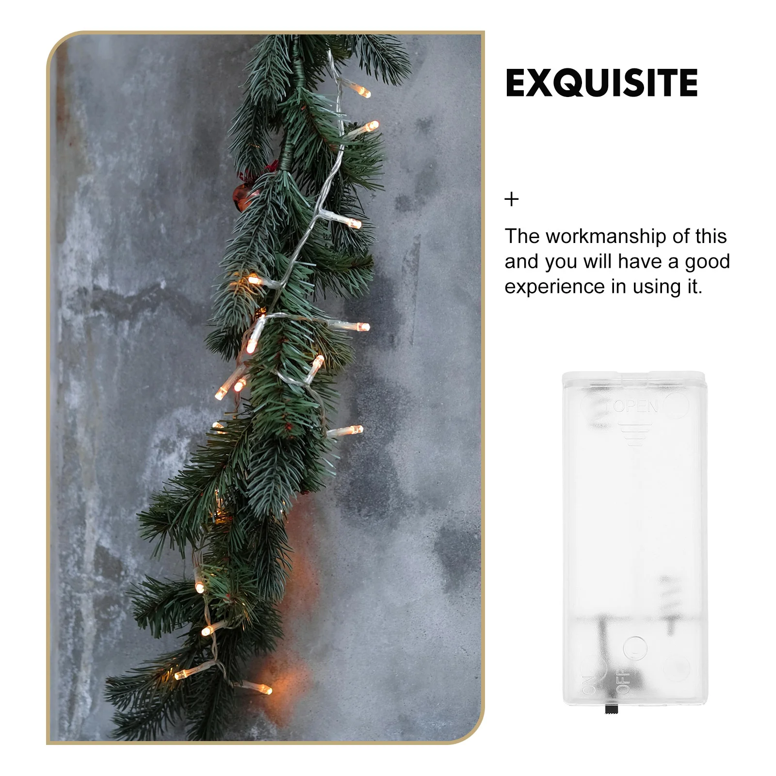 10 Pcs Case Light String Box 750X320X170CM Abs Convenient Holder Plastic