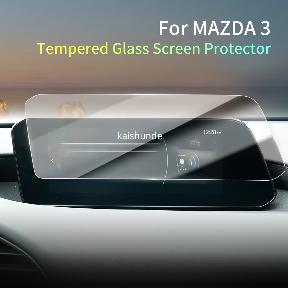

Car Stickers Meters Protector For24 MAZDA 3 Tempered Glass Protective Film Display Navigation Vehicle