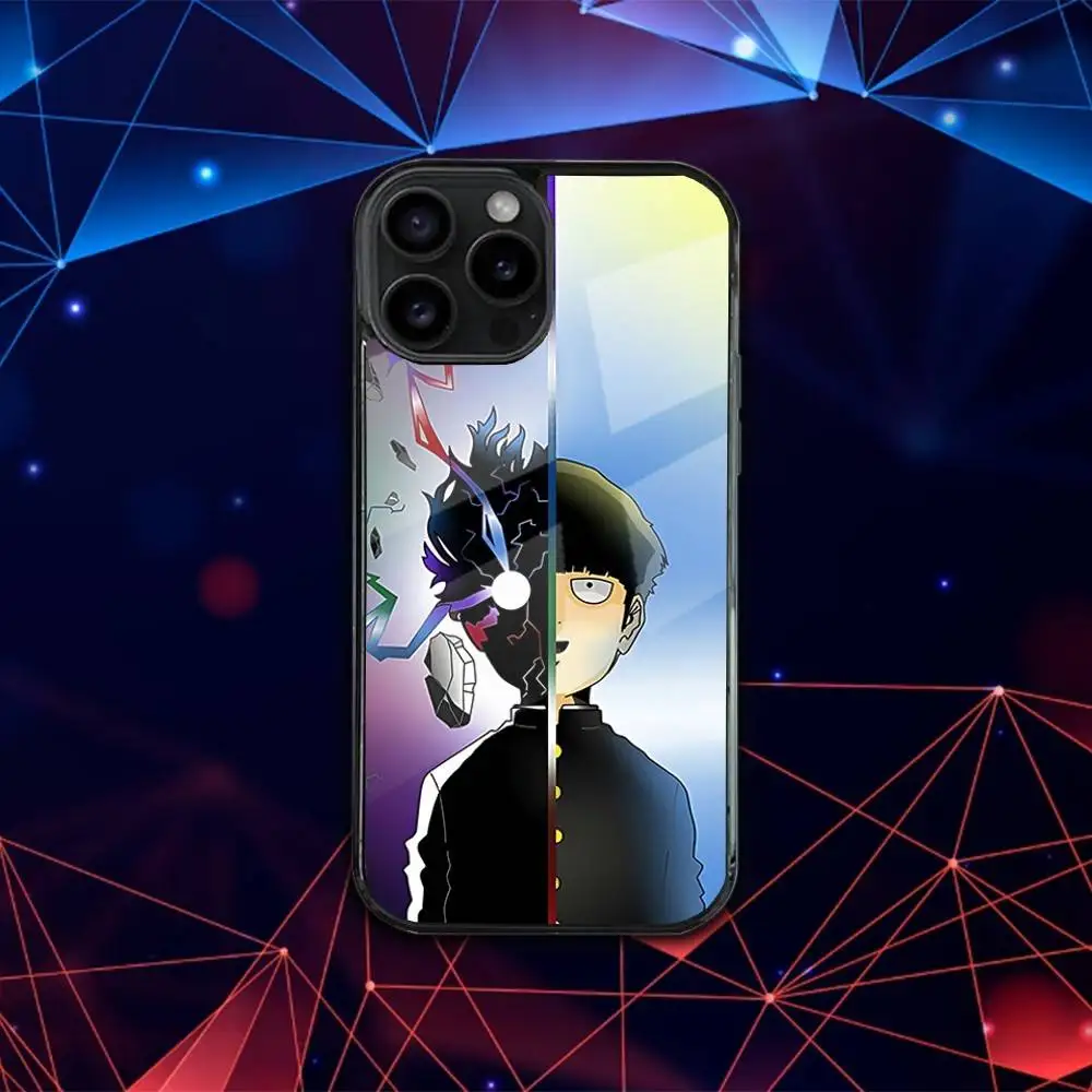 M-Mob Anime Psycho 100 Phone Case For iPhone 17,16,15,14,13,12,11,Pro,Max,Plus,Mini,SE4,E Magnetic Magsafe Wireless Charging