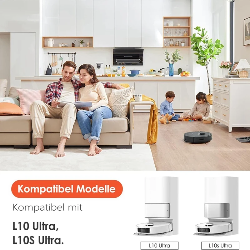 For Dreame L10s Ultra Accessories / L10 Ultra, Replacement Accessory Main Side Brush Hepa Filters Mop Cloth Dust Bags