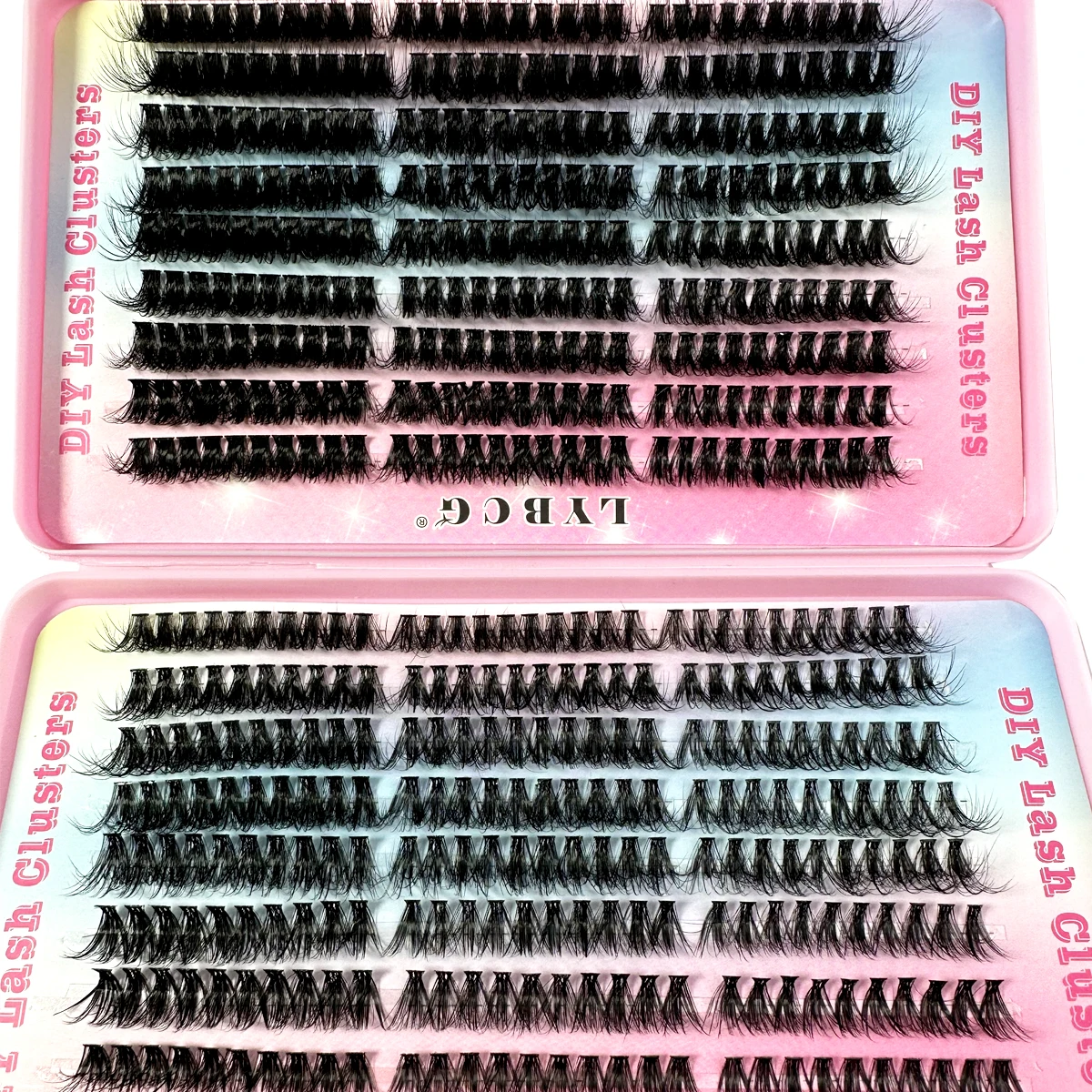 54Fila 30D-100D 5D Soffici Ciglia Spesse Cluster 9-16mmMix Wispy Individuale Ciglia Estensioni Cluster Trucco FAI DA TE Ciglia Finte