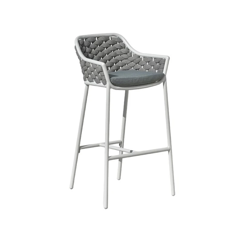 

Outdoor tables and chairs rattan bar chairs high stool outdoor villa open-air B & B garden leisure stool