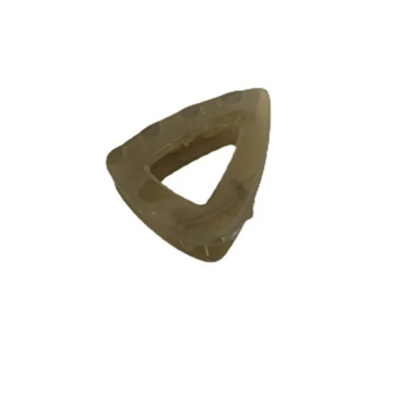 Accesorios para el cabello Acrílico transparente Triángulo geométrico Horquilla Cierre de cabello Pequeño Moda Retro Diamante Plástico Крабики Для Волос