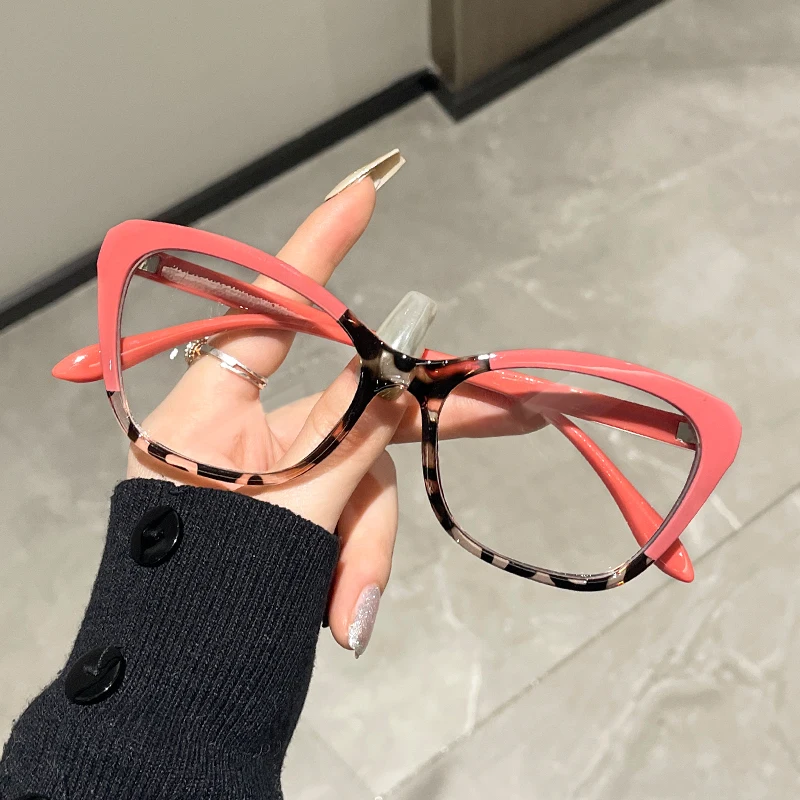 Anti Blue Light Blocking Cat Eye Oculos Mujer Glass Women Brand Fashion Luxury Designer Optical Eyeglasses Frame Classic Eyewear