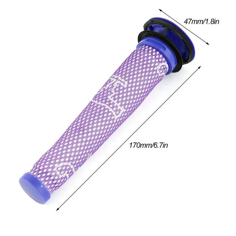 แปรงม้วนล้างทําความสะอาดได้กรอง HEPA ชุดเปลี่ยนสําหรับ Dyson V6 ไร้สาย Brushroll CLEANER หัวแปรงบาร์ Roller Part