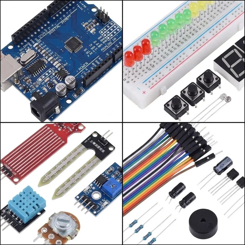 For Arduino Projects STEM Learning Kit Blue R3 Programming Components Kit 14 Digital I O Pins 6 Analog Input Pins