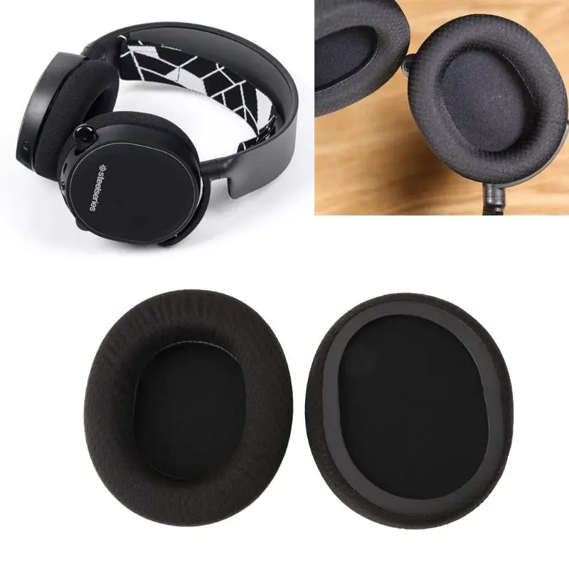 Almohadillas más gruesas R91A para fundas auriculares Arctis 3 5 7 fáciles instalar
