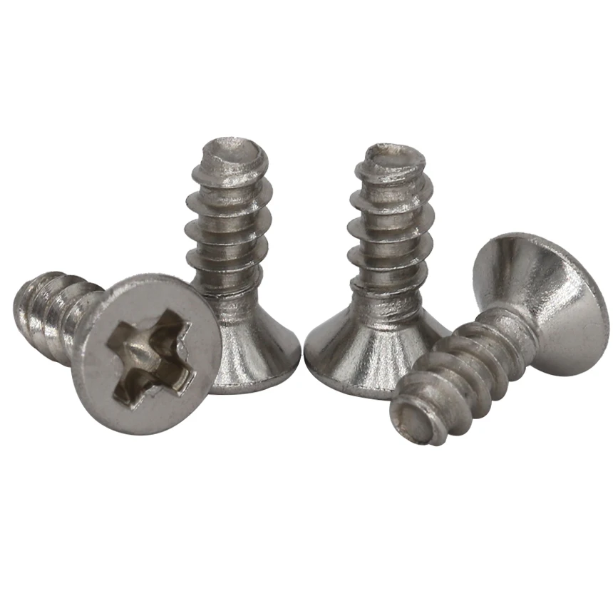 

M4 M4*8/10/12/16 M4x8/10/12/16 304 Stainless Steel KB Phillips Cross Countersunk CSK Flat Head Tail Self Tapping Screw