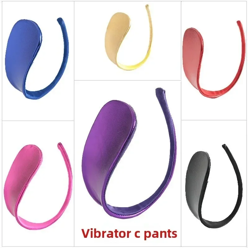 Ropa interior erótica para mujer, puro deseo, pantalones invisibles en forma de C, tentación sexy, pantalones en T, cuero brillante, ropa interior para saltar huevos