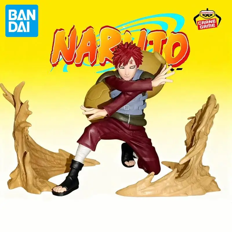 In Voorraad Bandai Originele Naruto Gaara Shukaku Anime Figuren Action Model Cartoon Poppen Desktop Speelgoed Pvc Ornamenten Festival Geschenken