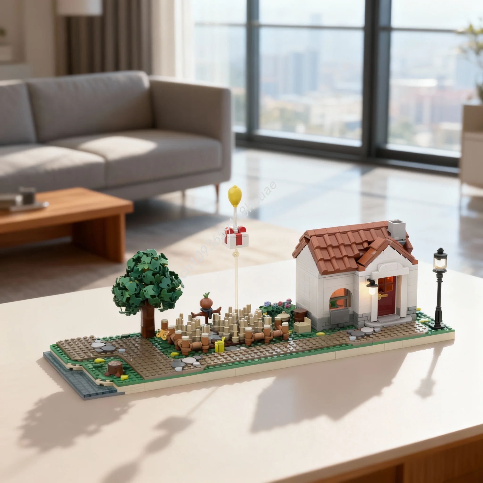 

1455pcs MOC Poppy S Farm Animal Crossing Model Building Blocks Toys Architecture Creative Idea Brick Christmas Gifts Education