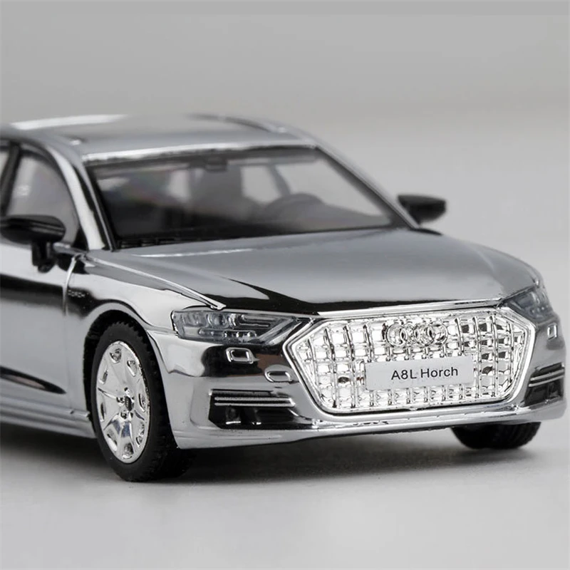 1/64 AUDI A8 Horch A7 Alloy Car Model Diecasts Metal Vehicles Car Model High Simulation Miniature Scale Collection Kids Toy Gift