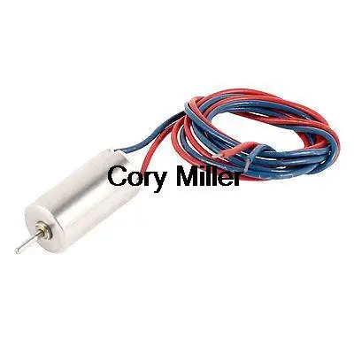 RC Toys DIY Parts Electric Wired Mini Coreless Motor 6x12mm DC3.7V 45000RPM
