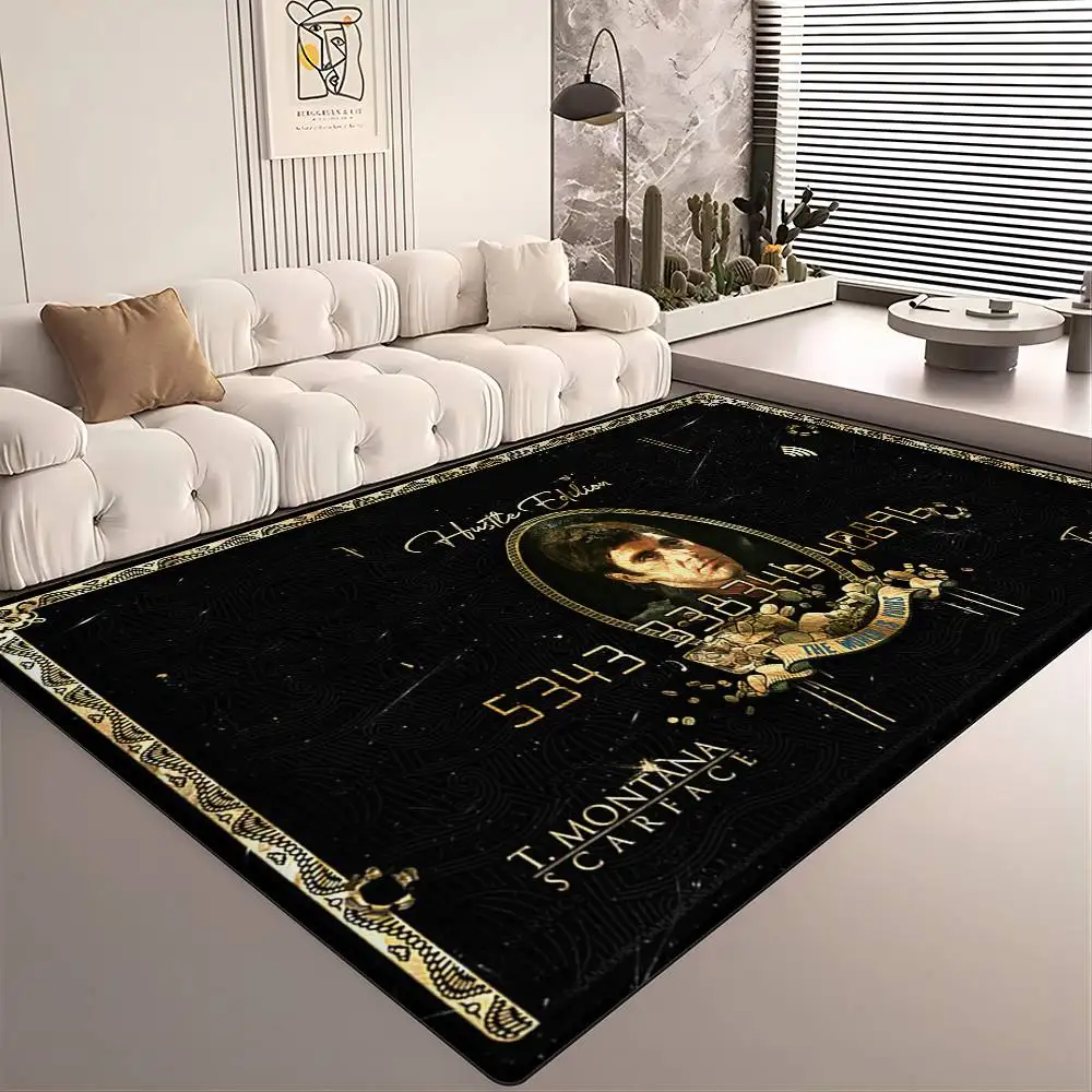 Movie Scarfac Room Mats Anti-slip Absorb Water Long Strip Cushion Bedroon Mat Household Carpets