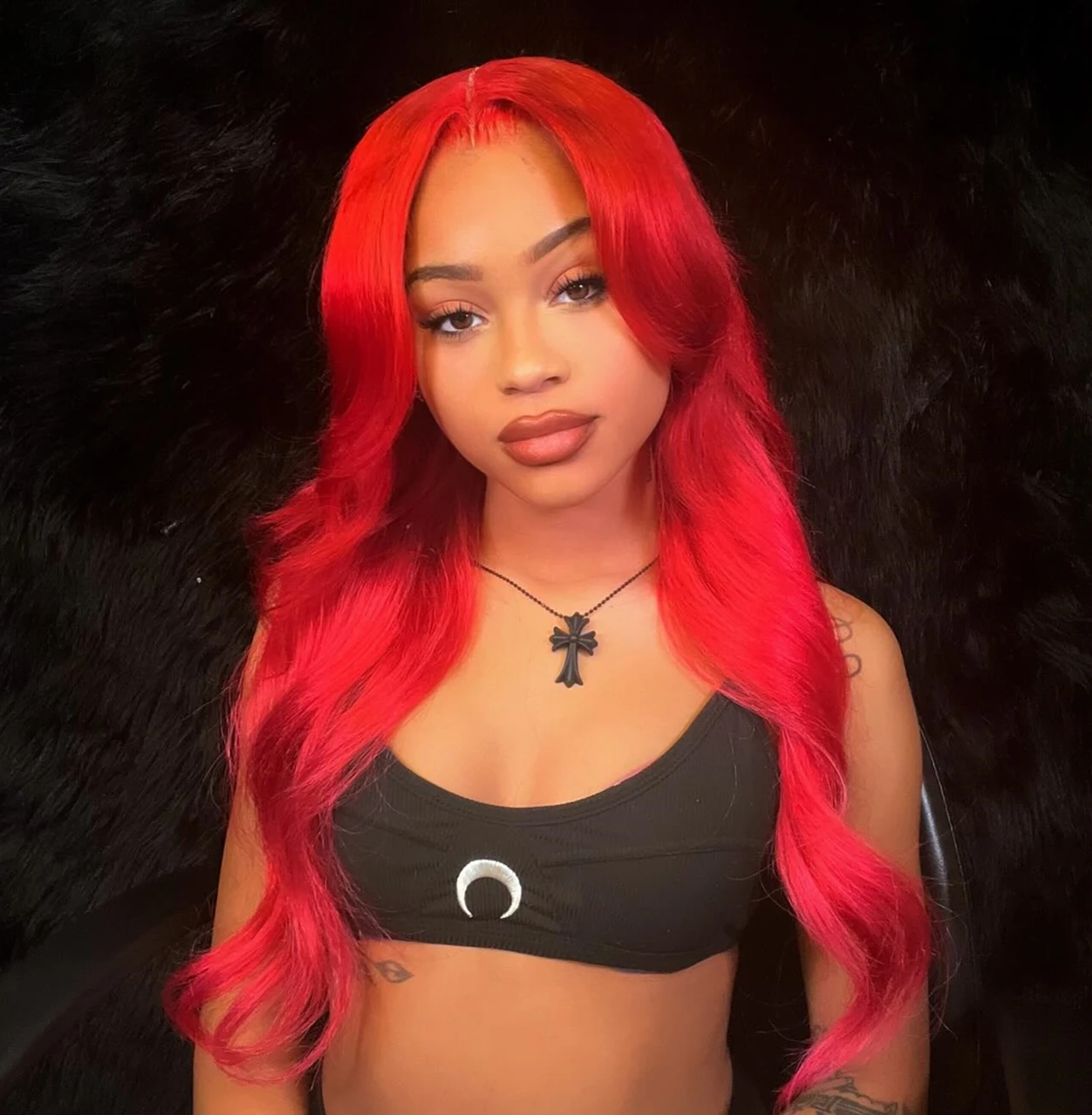 

Hot Red Body Wave 13x4 Front Wigs Transparent Lace 13x6 Hd Lace Frontal Wigs For Women Burgundy Red Pre Plucked 100% Human Hair