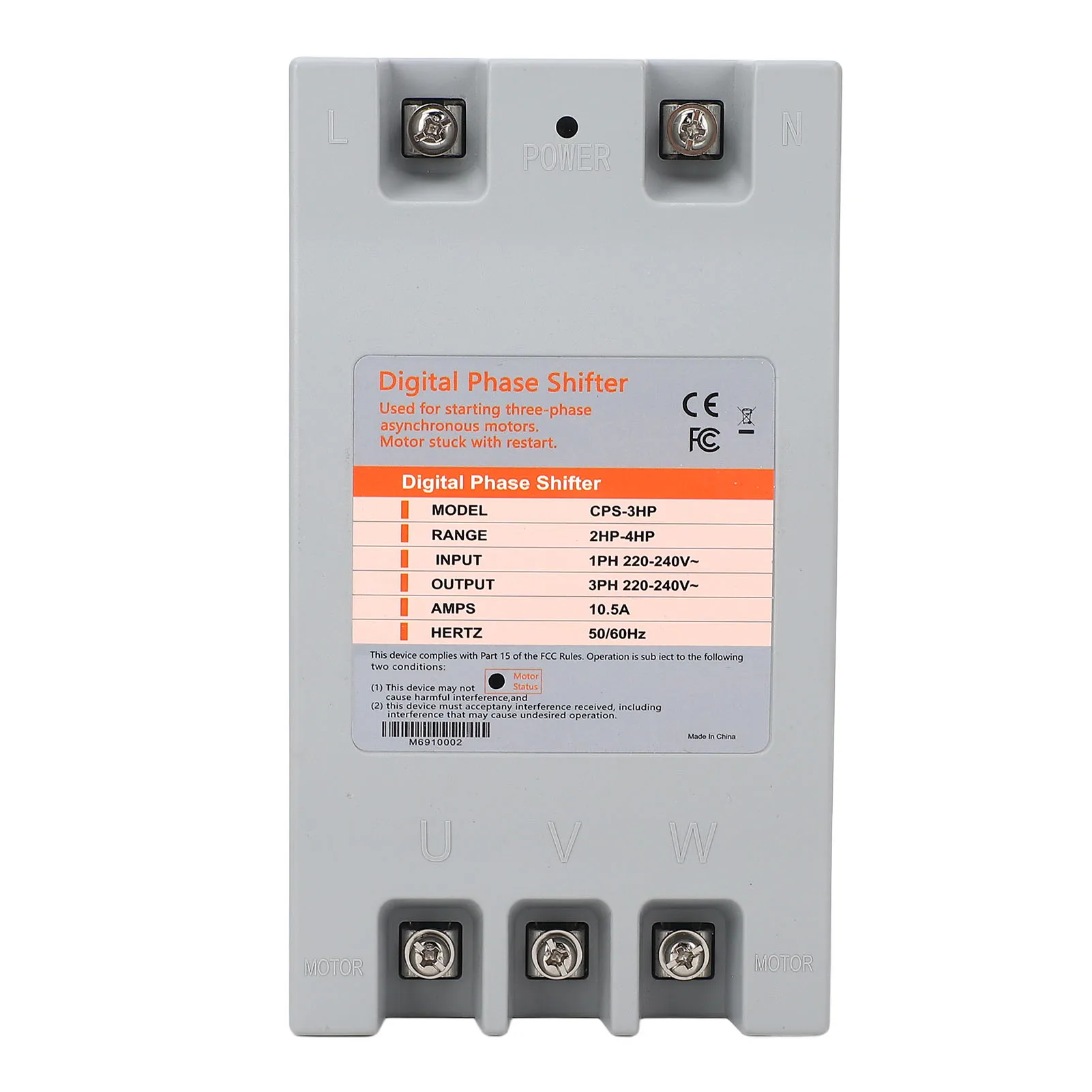 مرحلة واحدة إلى 3 مراحل محول المرحلة الرقمية شيفتر عالية الاستقرار انخفاض استهلاك الطاقة المدمجة لآلات النجارة