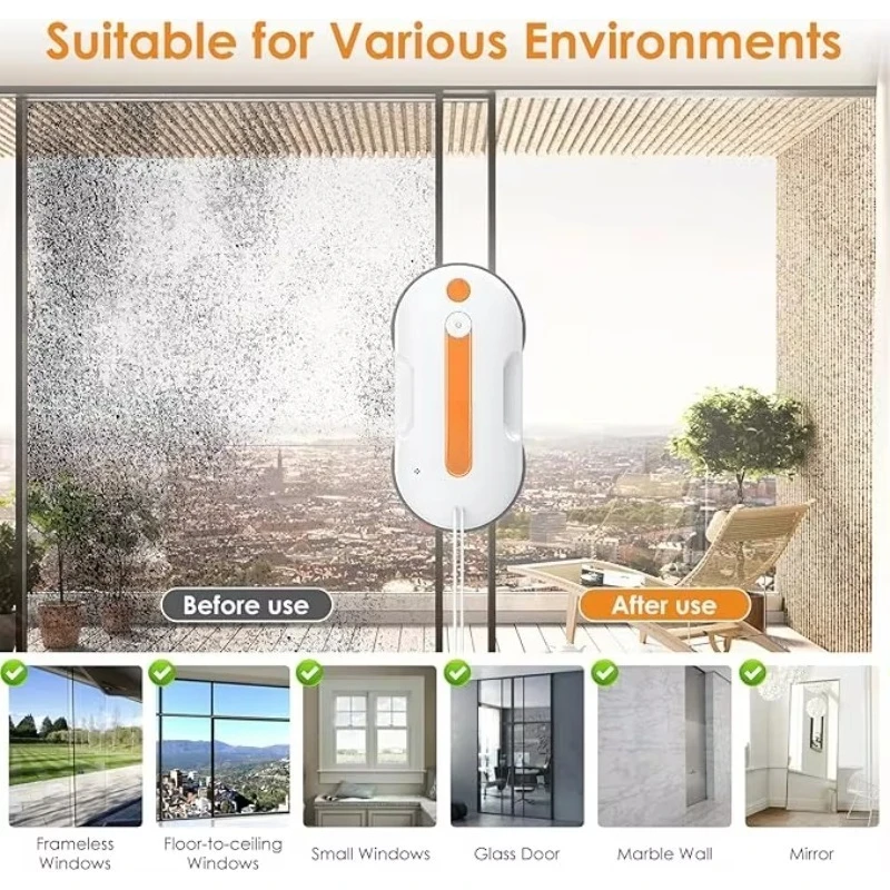 Home Cleaning Appliances ultra Thin Smart Vacuum Cleaner Window Cleaning Robot